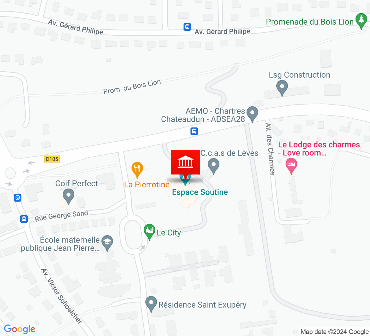 Plan d’accès Espace Soutine