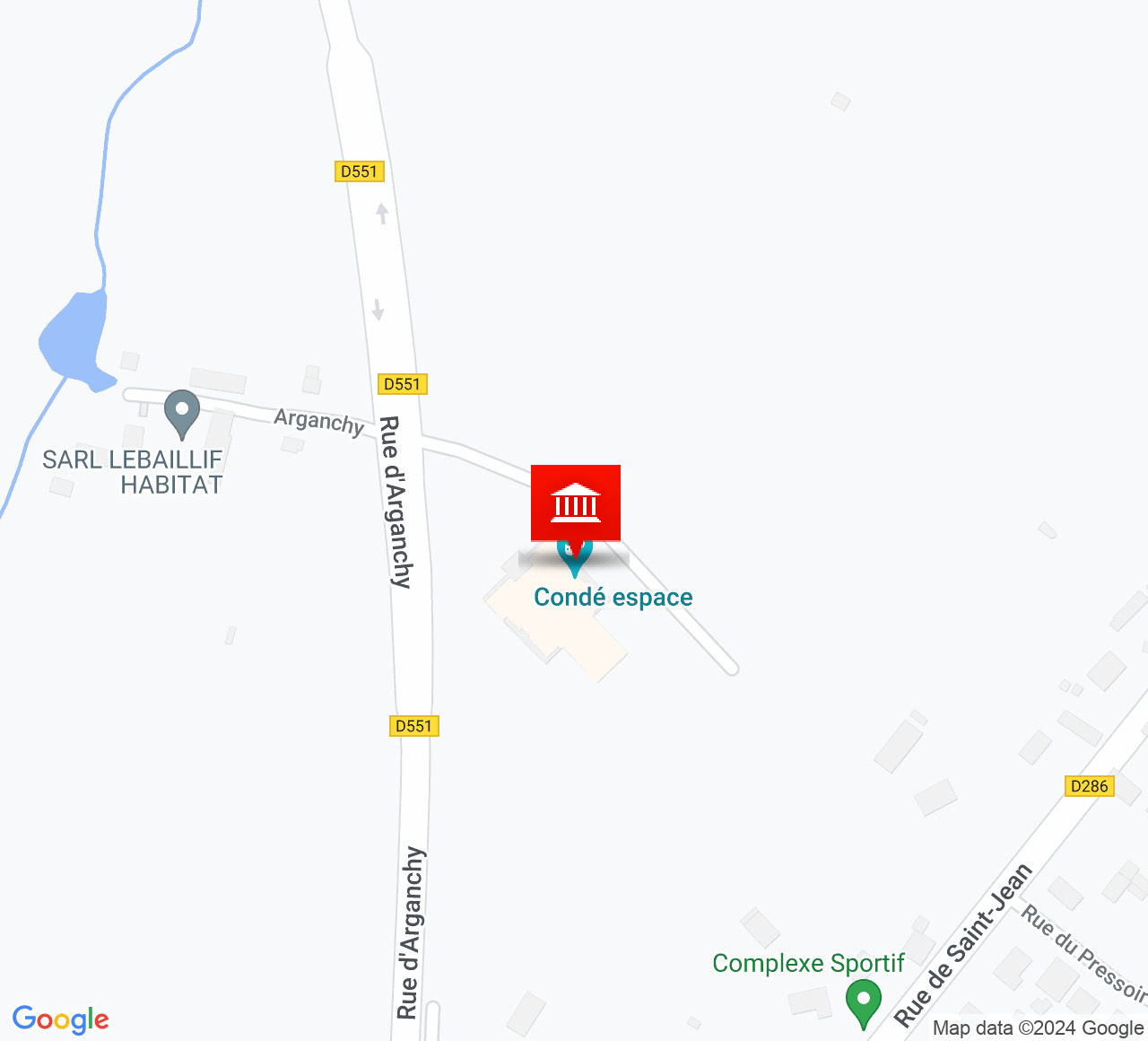 Plan d’accès Salle Condé espace