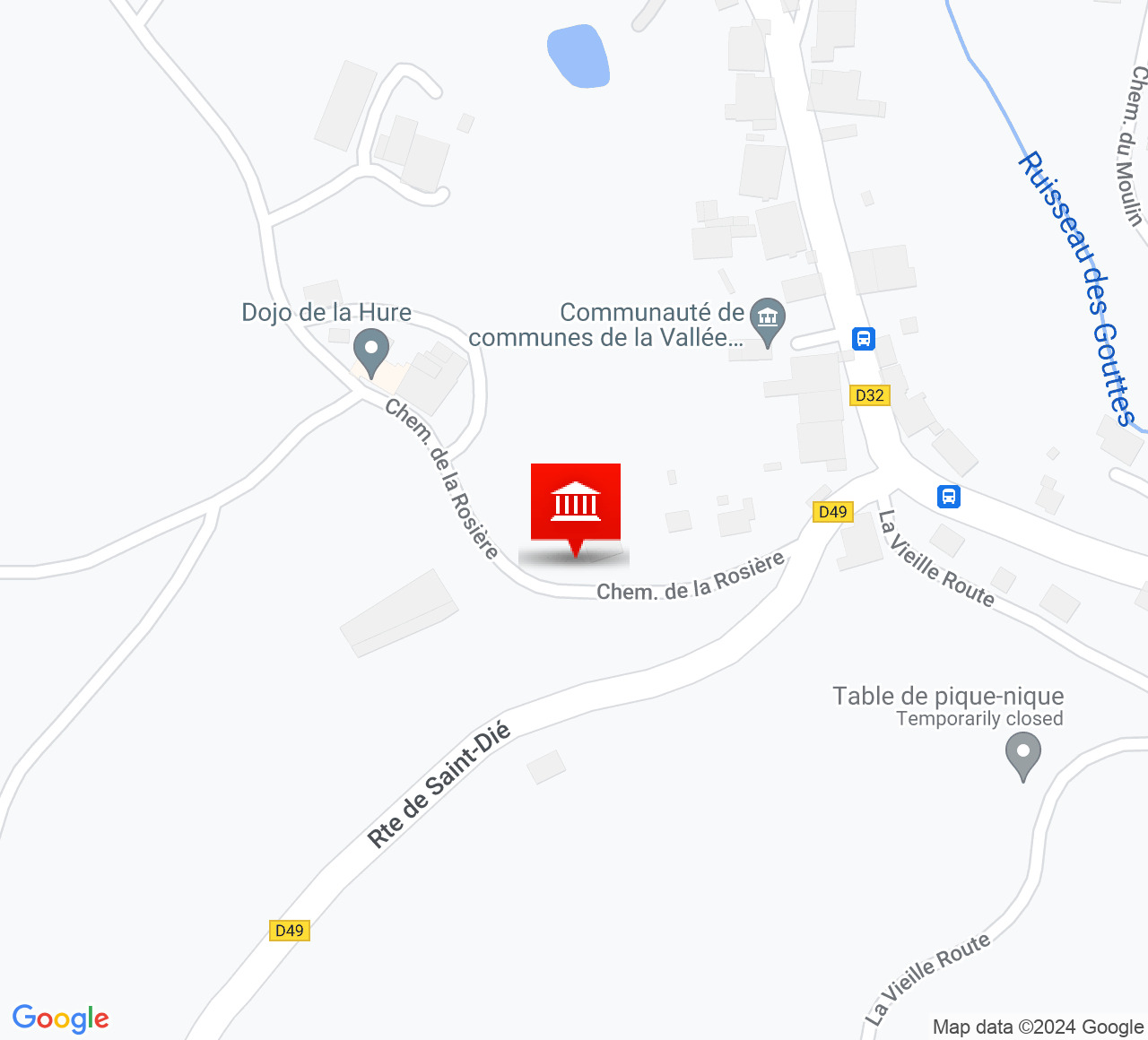 Plan d’accès Salle polyvalente E. DEMANGE