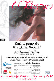 Qui a peur de Virginia Woolf ?, Théâtre de l'Œuvre