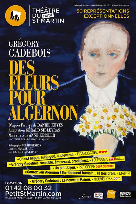 Des Fleurs pour Algernon au Théâtre du Petit Saint-Martin