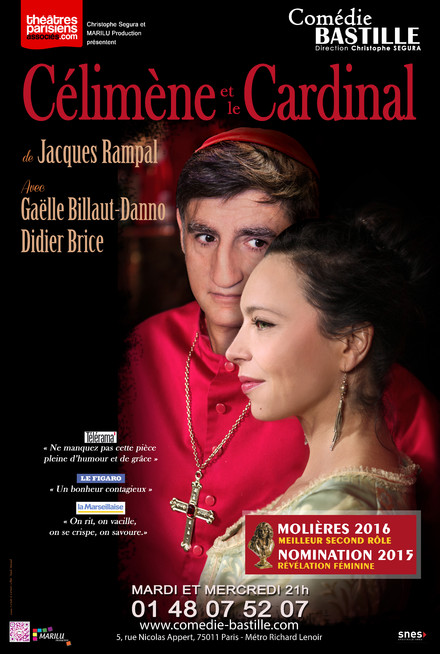 Célimène et le Cardinal au Théâtre Comédie Bastille