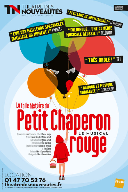 La folle histoire du petit chaperon rouge au Théâtre des Nouveautés