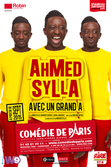 Ahmed Sylla - Avec un grand A au Théâtre Comédie de Paris