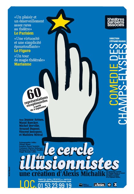 Le Cercle des Illusionnistes au Théâtre de la Comédie des Champs-Elysées
