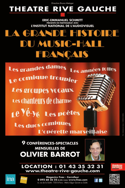La Grande histoire du Music-Hall français au Théâtre Rive Gauche
