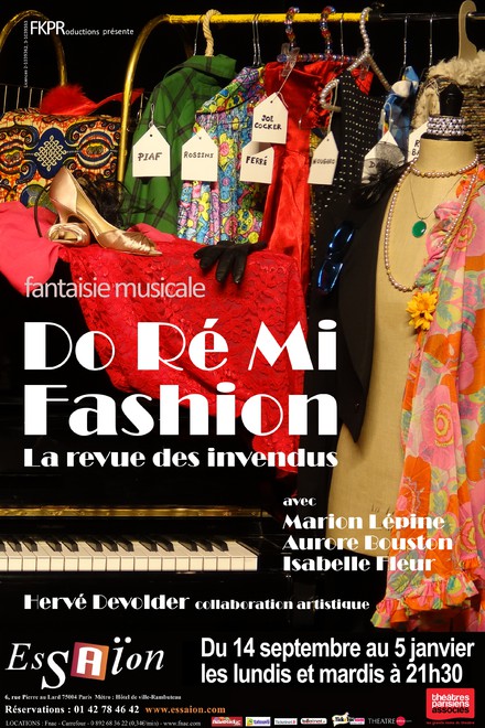 Do Ré Mi Fashion, la revue des invendus au Théâtre Essaïon