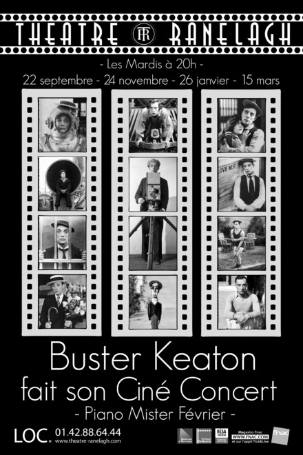 Buster Keaton fait son Ciné Concert au Théâtre le Ranelagh