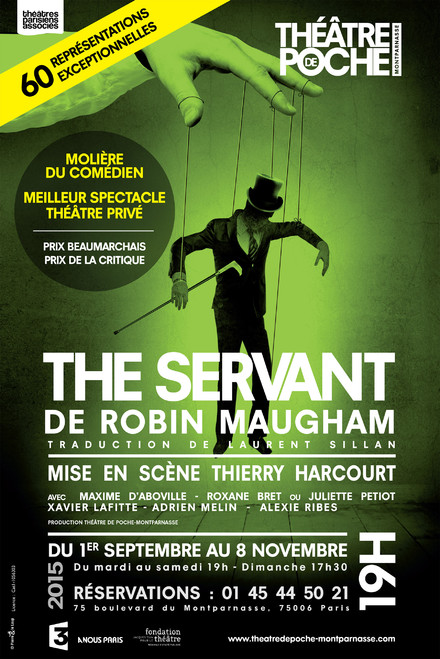 The Servant au Théâtre de Poche-Montparnasse