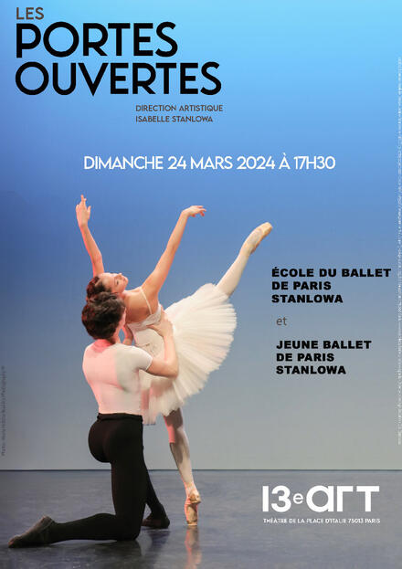 Portes Ouvertes de l’École et du Jeune Ballet de Paris Stanlowa au Théâtre le 13ème Art