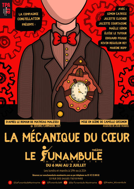 La mécanique du cœur au Théâtre du Funambule Montmartre