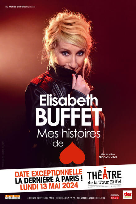 ELISABETH BUFFET - Mes histoires de au Théâtre de la Tour Eiffel