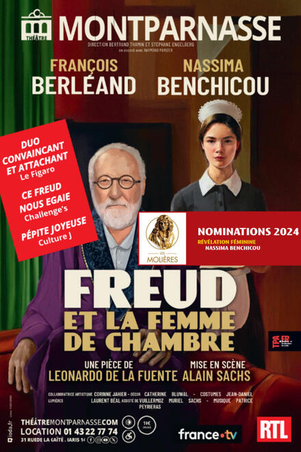 FREUD ET LA FEMME DE CHAMBRE au Théâtre Montparnasse