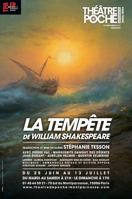 La Tempête au Théâtre de Poche-Montparnasse