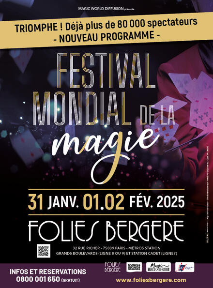 Festival mondial de la magie au Théâtre des Folies Bergère