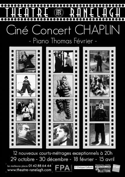 Ciné Concert Chaplin au Théâtre le Ranelagh