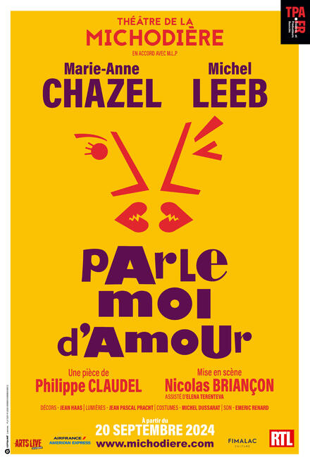 Parle-moi d'amour au Théâtre de la Michodière