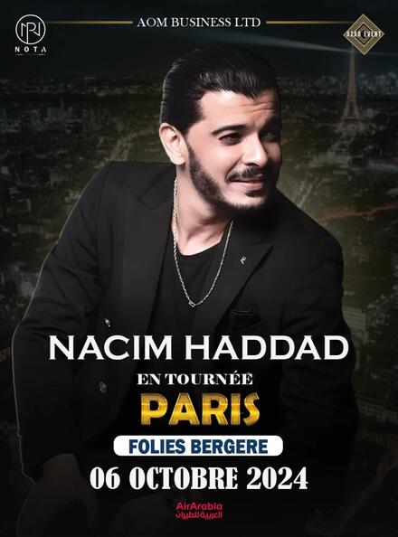 NACIM HADDAD au Théâtre des Folies Bergère