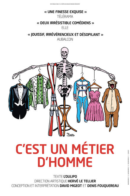 C'est un métier d'homme au Théâtre Les Béliers en Tournée