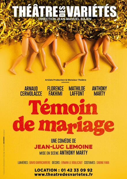 Témoin de mariage au Théâtre des Variétés