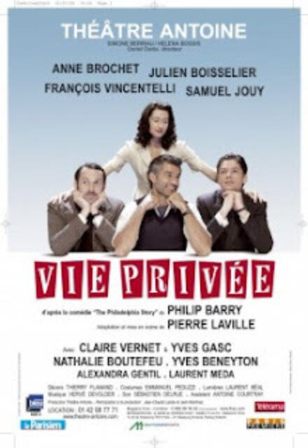 Vie Privée (Philadelphia Story) au Théâtre Antoine - Simone Berriau