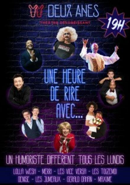 Une heure de rire avec... au Théâtre des Deux Anes