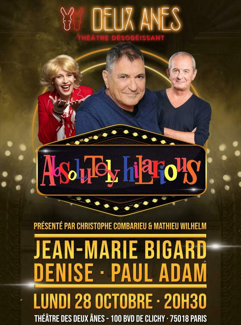 Absolutely Hilarious au Théâtre des Deux Anes