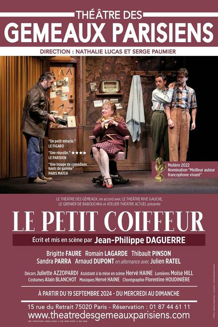 Le Petit Coiffeur au Théâtre des Gémeaux Parisiens