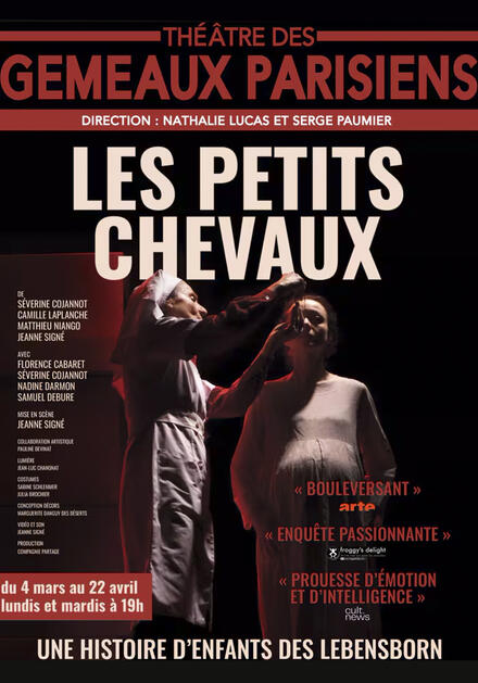 LES PETITS CHEVAUX, une histoire d’enfant des Lebensborn au Théâtre des Gémeaux Parisiens