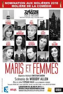 Maris et Femmes - Reprise le mardi 04 octobre, Théâtre de Paris - Salle Réjane