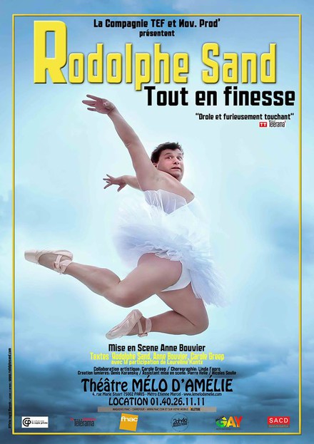 Rodolphe Sand - Tout en finesse au Théâtre Mélo d'Amélie