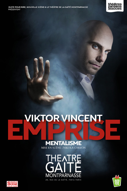 Viktor Vincent EMPRISE au Théâtre de la Gaîté Montparnasse