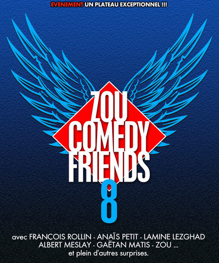 ZOU COMEDY FRIENDS 8.0 au Théâtre du Funambule