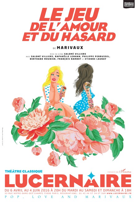 Le jeu de l'amour et du hasard au Théâtre Lucernaire