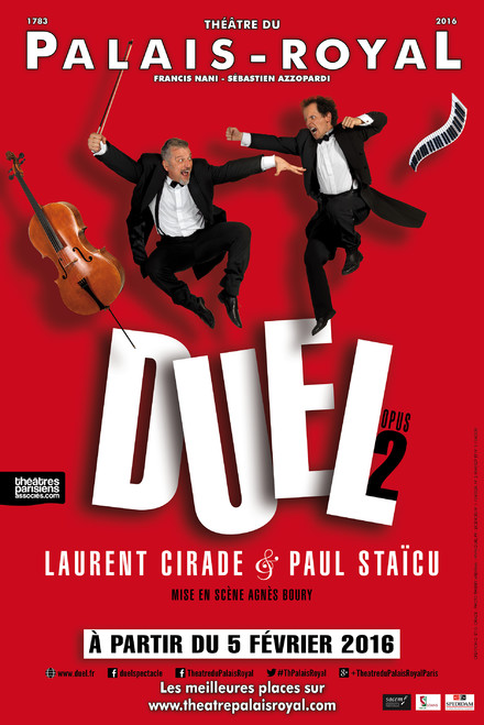 Duel Opus 2 au Théâtre du Palais Royal