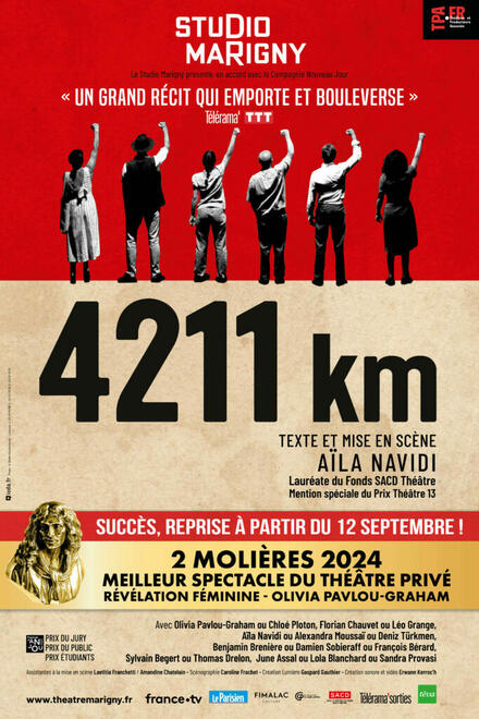 4211 km au Théâtre Marigny Studio