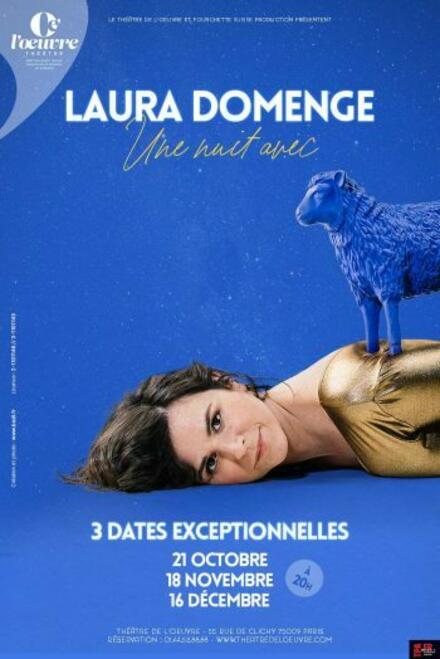 Une nuit avec Laura Domenge au Théâtre de l'Œuvre