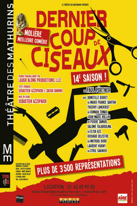 Dernier coup de ciseaux au Théâtre des Mathurins (Grande salle)