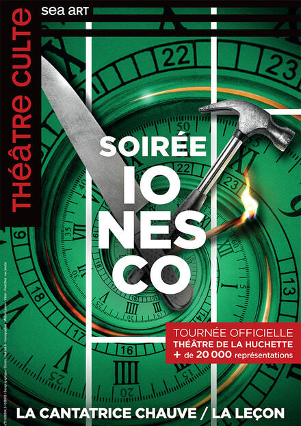 Soirée Ionesco - La cantatrice chauve au Théâtre Sea Art