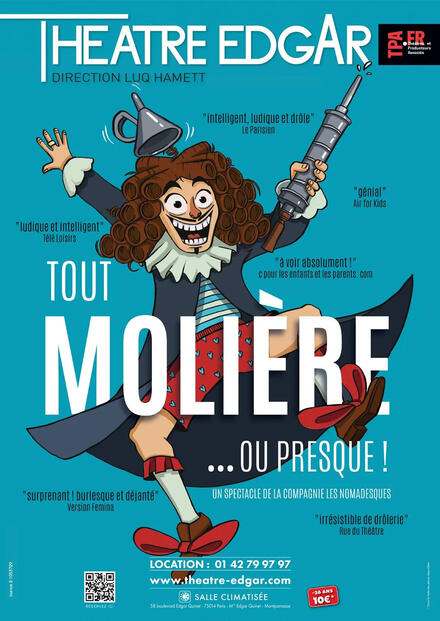 Tout Molière ou presque au Théâtre Edgar