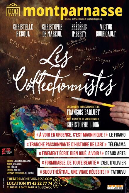 LES COLLECTIONNISTES au Théâtre du Petit Montparnasse