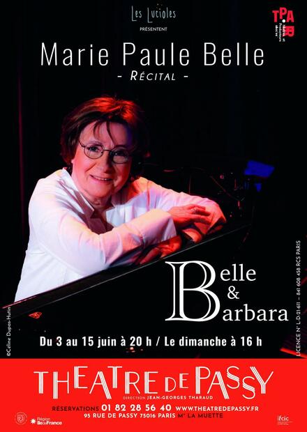 Belle et Barbara récital au Théâtre de Passy