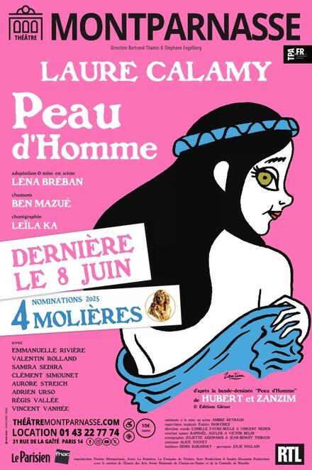 PEAU D'HOMME au Théâtre Montparnasse