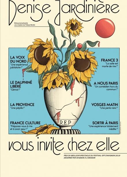THIBAUT BOIDIN - Denise Jardinière vous invite chez elle au Théâtre à l’Ouest Caen