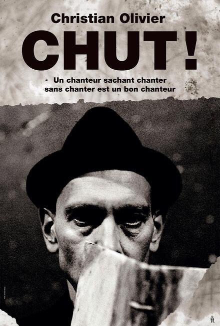 Christian Olivier dans "Chut !" au Théâtre Comédie Odéon