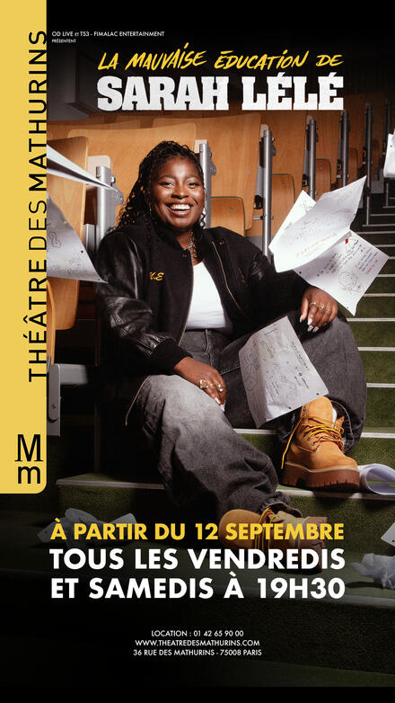 LA MAUVAISE EDUCATION DE SARAH LELE au Théâtre des Mathurins (Studio)
