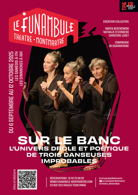 SUR LE BANC au Théâtre du Funambule Montmartre