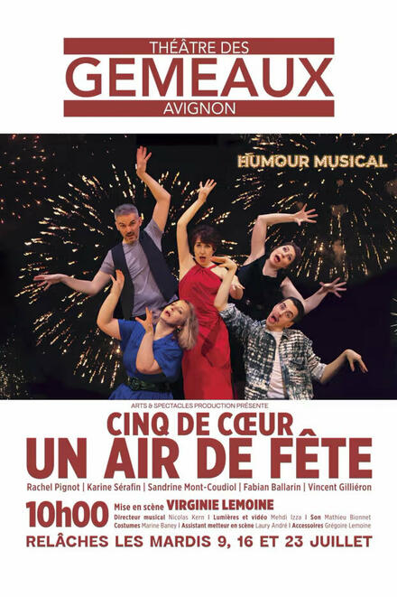 CINQ DE CŒUR - Un air de fête au Théâtre des Gémeaux