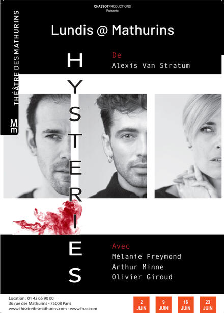 HYSTERIES au Théâtre des Mathurins (Studio)