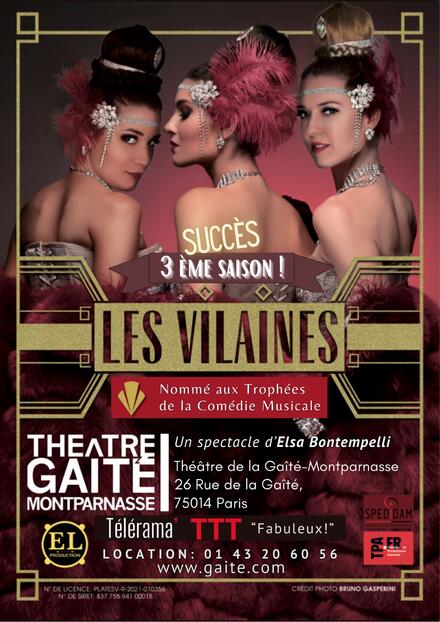 Les Vilaines au Théâtre de la Gaîté Montparnasse